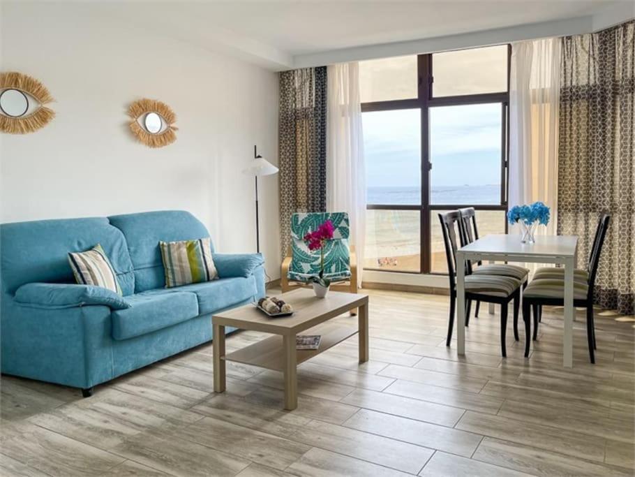Beachfront Apartment Incl Highspeed Wifi Melenara Esterno foto